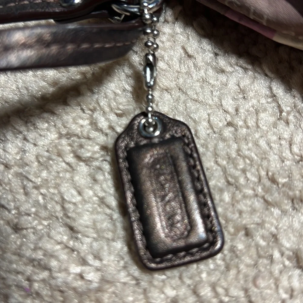 Coach Zip Wristlet Wallet Satin - Picture 3 of 5